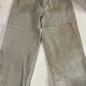 Dickies Womens Khaki Chino Pants Straight Leg Twill Work Trousers Tan size 3